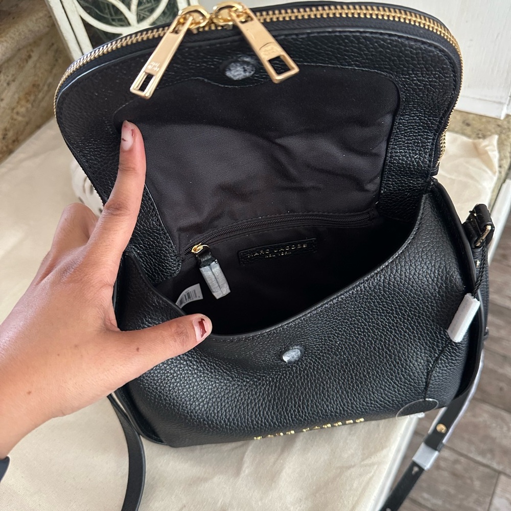New Marc Jacob The Grove Leather Mini Messenger Bag - Picture 7 of 8